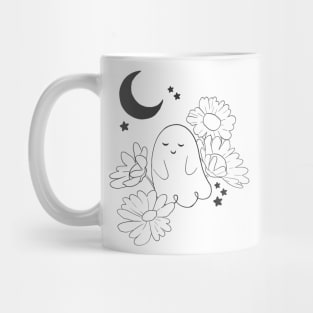 Moon Flower Ghost 2 Mug